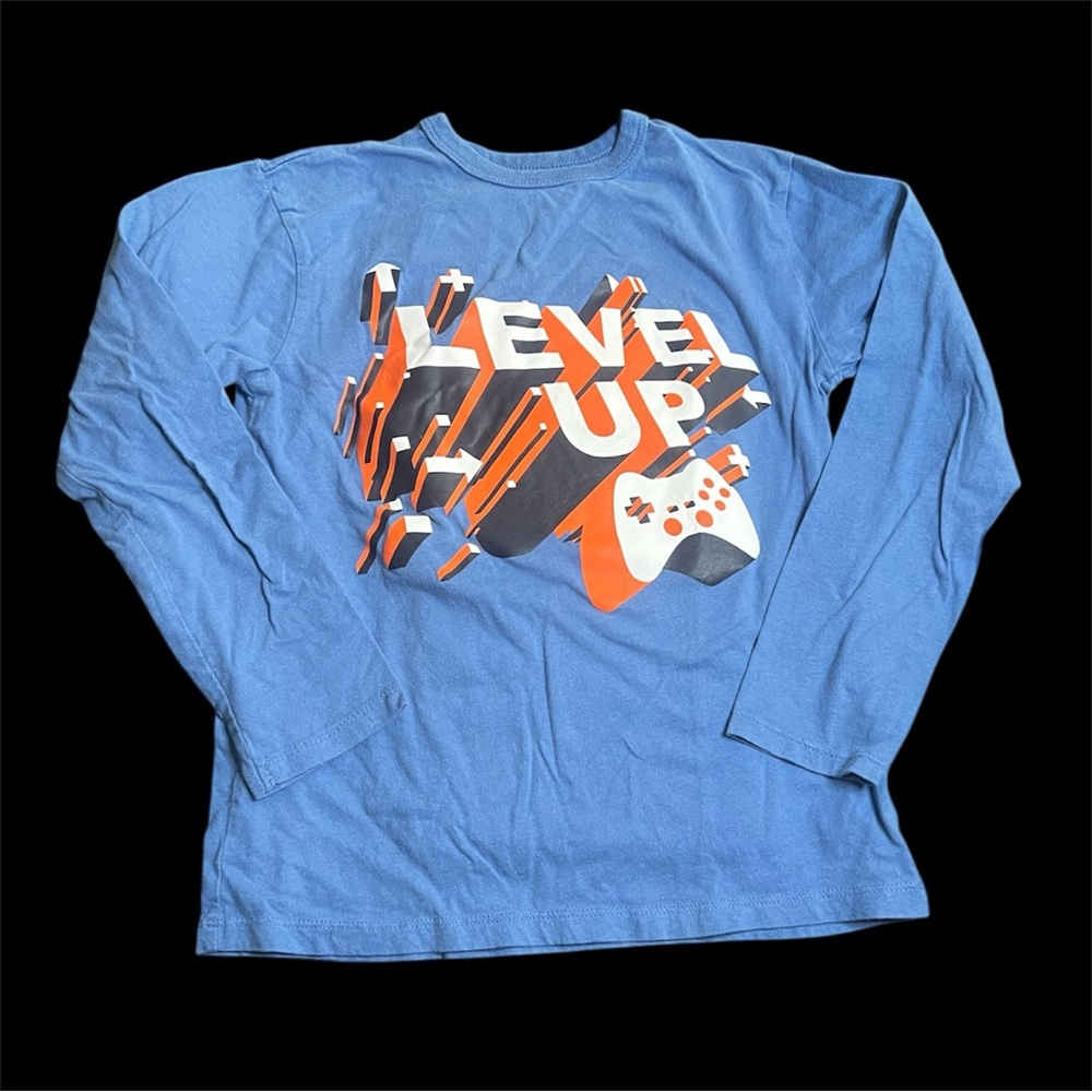 The Children's Place Blue Long Sleeve Graphic Tee